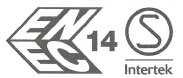 Intertek EN EC 14 certified logo