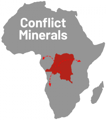 conflict minerals map of africa