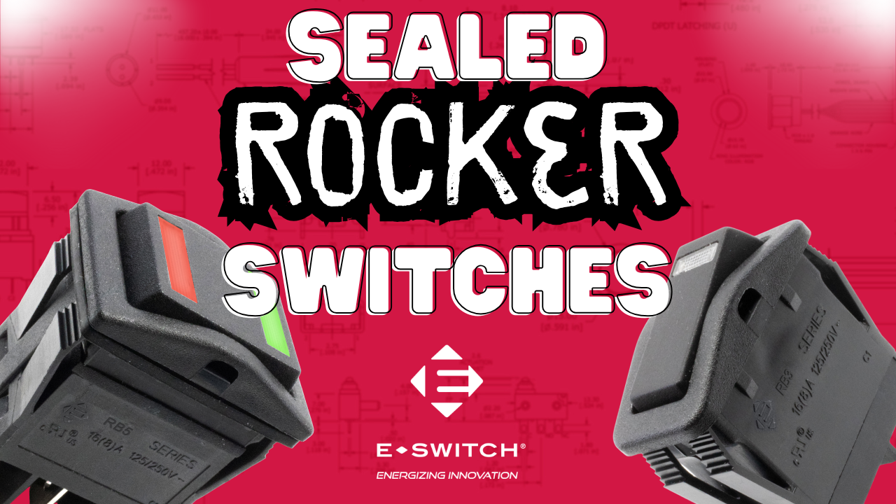 Sealed Rocker Switch Options: On/Off, Illumination, High Power