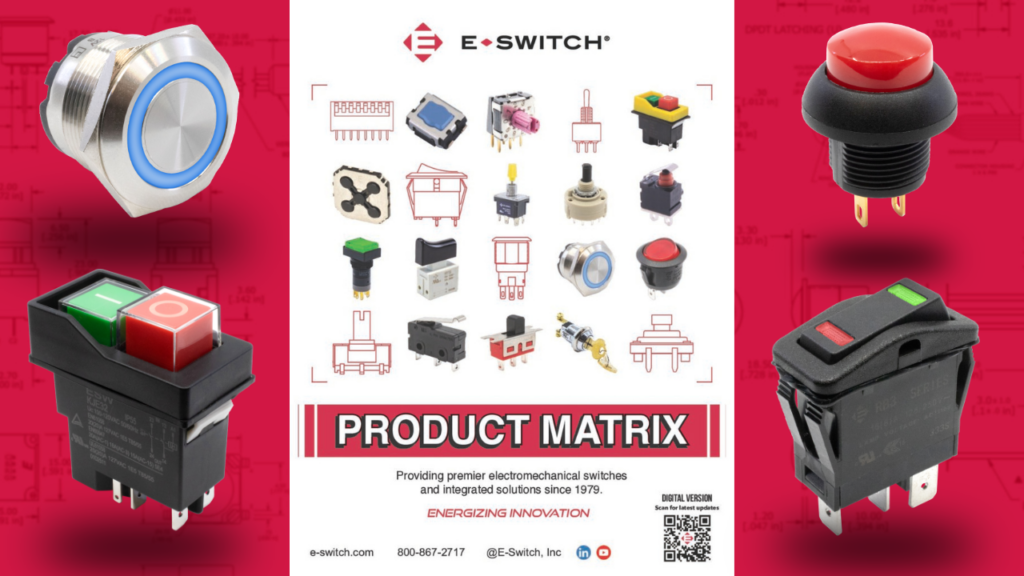 New E-Switch Products and Digital Catalog Updates Featured Image